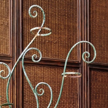 Load image into Gallery viewer, VINTAGE UNIQUE WROUGHT IRON PLANT STAND