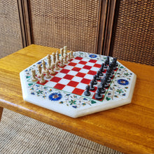 Load image into Gallery viewer, OCTAGONAL MARBLE CHESS SET