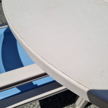 Load image into Gallery viewer, VINTAGE SEBEL 5 PIECE OUTDOOR PATIO SETTING. PASTOE CHAIRS & INTEGRA TABLE.