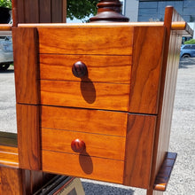 Load image into Gallery viewer, VINTAGE SLATTED PINE STEP WALL UNIT