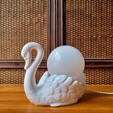Load image into Gallery viewer, VINTAGE SWAN LAMP ART DECO STYLE