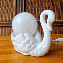 Load image into Gallery viewer, VINTAGE SWAN LAMP ART DECO STYLE