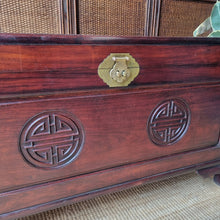 Load image into Gallery viewer, VINTAGE CHINESE ROSEWOOD & CAMPHOR WOOD STORAGE CHEST