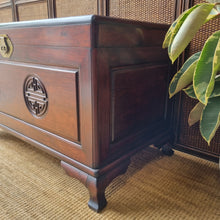 Load image into Gallery viewer, VINTAGE CHINESE ROSEWOOD & CAMPHOR WOOD STORAGE CHEST