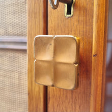 Load image into Gallery viewer, VINTAGE SOLID HARDWOOD DISPLAY CABINET