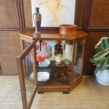 Load image into Gallery viewer, VINTAGE ART DECO CURIO DISPLAY CABINET