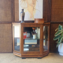 Load image into Gallery viewer, VINTAGE ART DECO CURIO DISPLAY CABINET