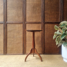 Load image into Gallery viewer, VINTAGE SHAKER STYLE CANDLE STAND WINE TABLE