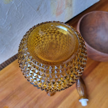 Load image into Gallery viewer, VINTAGE AMBER GENIE BOTTLE GLASS DECANTER