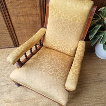 Load image into Gallery viewer, VICTORIAN LIBRARY ARMCHAIR
