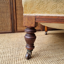 Load image into Gallery viewer, VICTORIAN LIBRARY ARMCHAIR