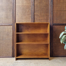 Load image into Gallery viewer, VINTAGE SMALL SOLID HARDWOOD BOOKCASE