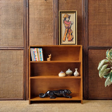 Load image into Gallery viewer, VINTAGE SMALL SOLID HARDWOOD BOOKCASE