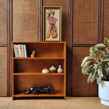 Load image into Gallery viewer, VINTAGE SMALL SOLID HARDWOOD BOOKCASE
