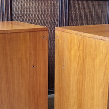 Load image into Gallery viewer, VINTAGE PAIR OF TEAK BEDSIDE DRAWERS BY RELIANCE FURNITURE