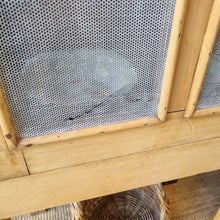 Load image into Gallery viewer, ANTIQUE MEATSAFE STORAGE CABINET PANTRY