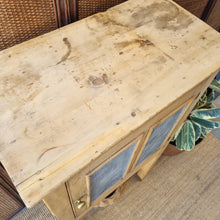 Load image into Gallery viewer, ANTIQUE MEATSAFE STORAGE CABINET PANTRY