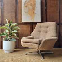 Load image into Gallery viewer, DANISH DELUXE 'NAGILA' SWIVEL ARMCHAIR