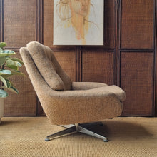 Load image into Gallery viewer, DANISH DELUXE 'NAGILA' SWIVEL ARMCHAIR