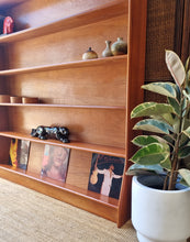 Load image into Gallery viewer, MID CENTURY SOLID HARDWOOD BOOKCASE