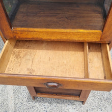 Load image into Gallery viewer, VINTAGE HARDWOOD MEATSAFE STORAGE CABINET PANTRY