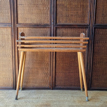 Load image into Gallery viewer, MID CENTURY ATOMIC TIMBER PLANTER