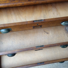 Load image into Gallery viewer, VINTAGE SOLID WOOD PLAN DRAWERS & FILE CABINET