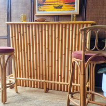 Load image into Gallery viewer, VINTAGE CANE TIKI MID CENTURY BAR