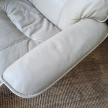 Load image into Gallery viewer, LEATHER RECLINER CHAIR & FOOTSTOOL