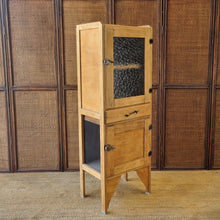 Load image into Gallery viewer, RUSTIC VINTAGE REFURBISHED MEATSAFE STORAGE CABINET PANTRY