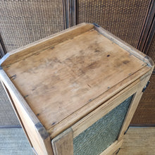 Load image into Gallery viewer, RUSTIC VINTAGE REFURBISHED MEATSAFE STORAGE CABINET PANTRY