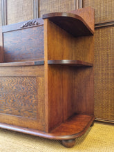 Load image into Gallery viewer, VINTAGE SOLID HARDWOOD 'SETTLE BENCH' HALL SEAT