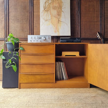 Load image into Gallery viewer, VINTAGE SIDEBOARD BUFFET DRESSER MEDIA CABINET