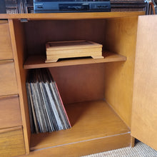 Load image into Gallery viewer, VINTAGE SIDEBOARD BUFFET DRESSER MEDIA CABINET