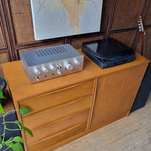 Load image into Gallery viewer, VINTAGE SIDEBOARD BUFFET DRESSER MEDIA CABINET