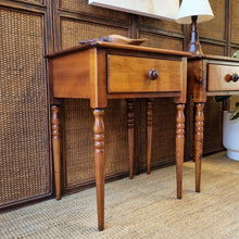 Load image into Gallery viewer, PAIR OF VINTAGE HERITAGE FURNITURE BEDSIDE TABLES