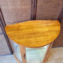 Load image into Gallery viewer, VINTAGE HALF ROUND DISPLAY CABINET CABINET