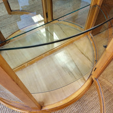 Load image into Gallery viewer, VINTAGE HALF ROUND DISPLAY CABINET CABINET