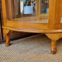 Load image into Gallery viewer, VINTAGE HALF ROUND DISPLAY CABINET CABINET