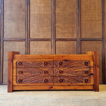 Load image into Gallery viewer, VINTAGE AFRICAN CARVED DRESSER DRAWERS