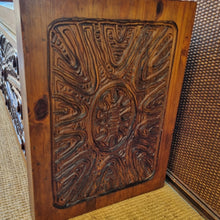 Load image into Gallery viewer, VINTAGE AFRICAN CARVED DRESSER DRAWERS