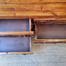 Load image into Gallery viewer, VINTAGE AFRICAN CARVED DRESSER DRAWERS