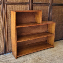 Load image into Gallery viewer, SMALL VINTAGE HARDWOOD STEP BOOKCASE