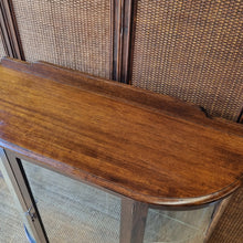 Load image into Gallery viewer, VINTAGE HALF ROUND DISPLAY CABINET CABINET