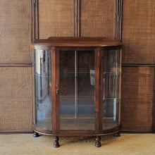 Load image into Gallery viewer, VINTAGE HALF ROUND DISPLAY CABINET CABINET