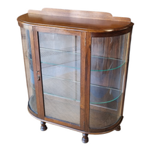 Load image into Gallery viewer, VINTAGE HALF ROUND DISPLAY CABINET CABINET