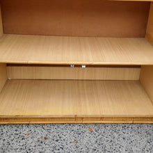 Load image into Gallery viewer, VINTAGE CANE & RATTAN WALL UNIT DISPLAY CABINET