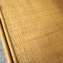 Load image into Gallery viewer, VINTAGE CANE & RATTAN WALL UNIT DISPLAY CABINET