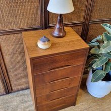 Load image into Gallery viewer, VINTAGE SLIMLINE CHEST OF DRAWERS