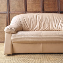 Load image into Gallery viewer, VINTAGE LEATHER 2 SEATER SOFA